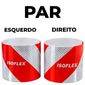 Par Faixa Refletiva Para-Choque Caminhão 1,20mx10cm Isoflex