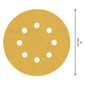 Disco Lixa Com Velcro Bosch 5" (125mm) 8 Furos Grão 320 2608900915