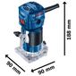 Tupia Manual Bosch GKF 550 550W 220V Tupia Manual Bosch GKF 550 550W 220V