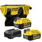 Kit 2 Baterias 20V 4Ah Com Carregador e Bolsa Stanley