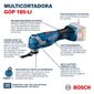 Combo Multicortadora + Esmerilhadeira Bosch Com 2 Baterias 18v 4ah e Carregador
