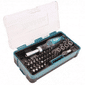 Jogo 47pçs Ponteira/Bits Com Chave Manual Makita B-36170