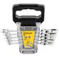 Jogo Chave Combinada Com Catraca Articulada Stanley