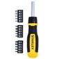Jogo Chave Fenda Com Catraca + Bits 15pçs STHT60129-LA Stanley