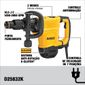 Martelo Rompedor DeWalt D25832K-B2 7,4Kg 1350W 220V SDS MAX