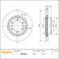 Disco Freio Dianteiro Hilux 2.8 2022 Em Diante 338mm BD2945 Disco Freio Dianteiro Hilux 2.8 2022 Em Diante 338mm BD2945