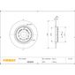 Disco Freio Traseiro BYD Song Plus E Pro 1.5 2022 A 2026 309mm Disco Freio Traseiro BYD Song Plus E Pro 1.5 2022 A 2026 309mm
