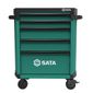 Carro para Ferramentas Profissional com 5 gavetas Verde SATA