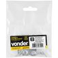 Tarjeta Fio Redondo Zincada 63mm Com Parafuso Vonder