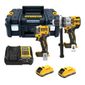 COMBO FURADEIRA E PARAFUSADEIRA DE IMPACTO DCK2101QQ2T 20V DEWALT COMBO FURADEIRA E PARAFUSADEIRA DE IMPACTO DCK2101QQ2T 20V DEWALT