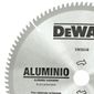 Lâmina de Serra Esquadria 12" 100 Dentes Alumínio DWA03240 DeWalt