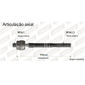 Barra Axial Renault Logan Sandero 2007 a 2013