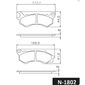 Pastilha Dianteira Honda PCX 150 13/18 Kymco Agility 125cc 08/... Like II 125cc 18/... Miler 4T 17/.