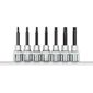Jogo de Soquetes Torx Longo Gedore RED T20-T55 Encaixe 1/2" 7 peças GR62458007