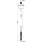 Barra Axial Chery QQ I 2011 a 2015 QQ II 2016 a 2020