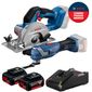 Combo Multicortadora + Serra Circular Bosch Com 2 Baterias 18v 4ah e Carregador