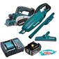 Kit Plaina Makita 82mm 18V LXT + Aspirador de Pó Portátil + 1 Bateria 3Ah e Carregador 127V/220V