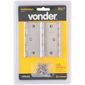 Dobradiça Para Porta 3.1/2" Niquelada - Vonder