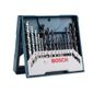 Jogo Brocas Concreto, Metal e Madeira Bosch Mini X-line com 15 pçs Jogo Brocas Concreto, Metal e Madeira Bosch Mini X-line com 15 pçs