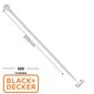 Abraçadeira Nylon 4,8x200mm Branca c/100pçs BLACK+DECKER®