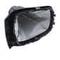Kit Coifa Alavanca Câmbio GM Onix Joy/Joy Plus 20/21 Preto C/Aro Cinza Manopla