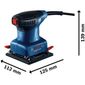 Lixadeira Orbital 1/4 Lixa 220W 220V GSS 140 Bosch Lixadeira Orbital 1/4 Lixa 220W 220V GSS 140 Bosch