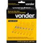 Kit Bicos Inox Aplicador Silicone 18 Pcs Vonder Profissional