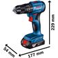 Combo Bosch Furadeira/Parafusadeira Impacto 18V+Chave Impacto 18V