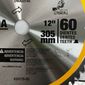 Lâmina Serra Esquadria 12" 60 Dentes Madeira DWA03140 DeWalt