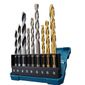 Jogo de Brocas 9 pçs Makita Madeira Concreto Metal D-71962