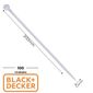 Abraçadeira Nylon 2,5x200mm Branca c/100pçs BLACK+DECKER®