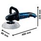 Politriz Bosch 1400W 220V 6 velocidades com disco