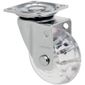 Rodizio Giratório Com Placa Rodas De Gel 2 X 7/8"
