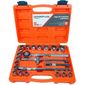 Jogo Soquete Estriado 8 A 32mm 1/2"" Catraca 22 Peças Robust