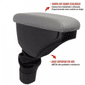 Apoio Braço GM Onix 2020 a 2023 Cobalt 2012 a 2020 Cor Cinza C/Linha Cinza