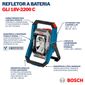 Combo Serra Tico-Tico + Refletor Bosch com 2 Baterias 18v 4ah e Carregador
