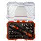 Jogo de Bits e Soquetes 1/4" Robust 21pçs