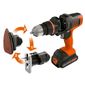 Jogo 3 Ferramentas 20V Combinadas MTX20K3B-BR Black & Decker