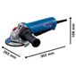 Esmerilhadeira 5\" 1200W 220V GWS 12-125 P Bosch 06013A62E0-000