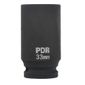 Soquete Sextavado Longo Impacto PDR 33mm Encaixe 3/4"