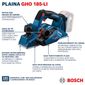 Combo Refletor Sem Fio + Plaina Bosch Com 2 Baterias 18v 4ah e Carregador
