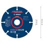 Disco de Corte Madeira Para Serra Mármore MultiWheel Bosch 110mm