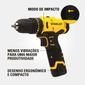 Parafusadeira e Furadeira Impacto Stanley SCH10D2K-BR 12V 3/8 2 Baterias 2Ah