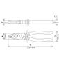 Alicate Universal Isolado 1.000 V 8" Tramontina PRO 44000/108