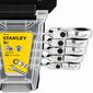 Jogo Chave Combinada Com Catraca Articulada Stanley
