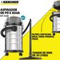 Aspirador Pó/Líquido Inox 30L 1600W 220V NT 3100 Karcher Aspirador Pó/Líquido Inox 30L 1600W 220V NT 3100 Karcher