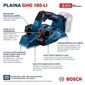 Plaina Bosch 18V Sem Bateria GHO 185-LI SB