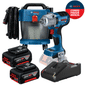 Combo Aspirador de Pó e Chave de Impacto Bosch + 2 Baterias e carregador 18v 4Ah