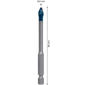 Broca Para Porcelanato HardCeramic 6x90mm Bosch