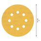 Disco Lixa Com Velcro Bosch 5\" (125mm) 8 Furos Grão 400 2608900916